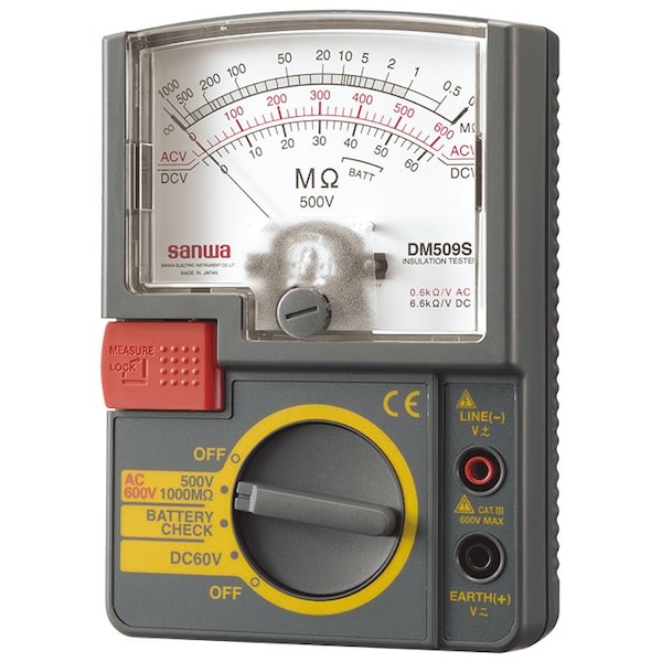 500V Analog Insulation Tester / Portable Insulation Resistance Meter
